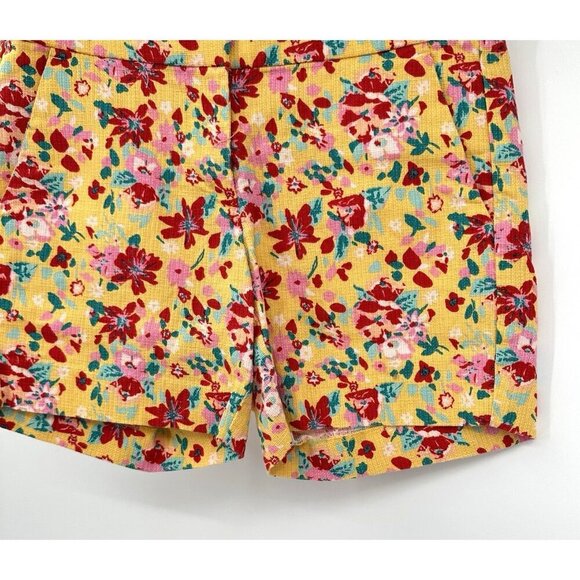 J CREW shorts bermuda walking cotton floral preppy pockets casual spring 00 - Picture 3 of 7